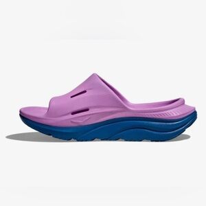 Hoka Ora Recovery 3 Sandals Comfort Slides Women Size 16/ Men 14 Purple Blue NEW